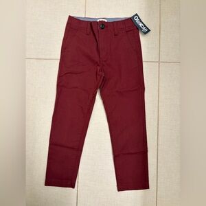 OshKosh B'gosh Boy’s Burgundy Straight Pants 5T NWT